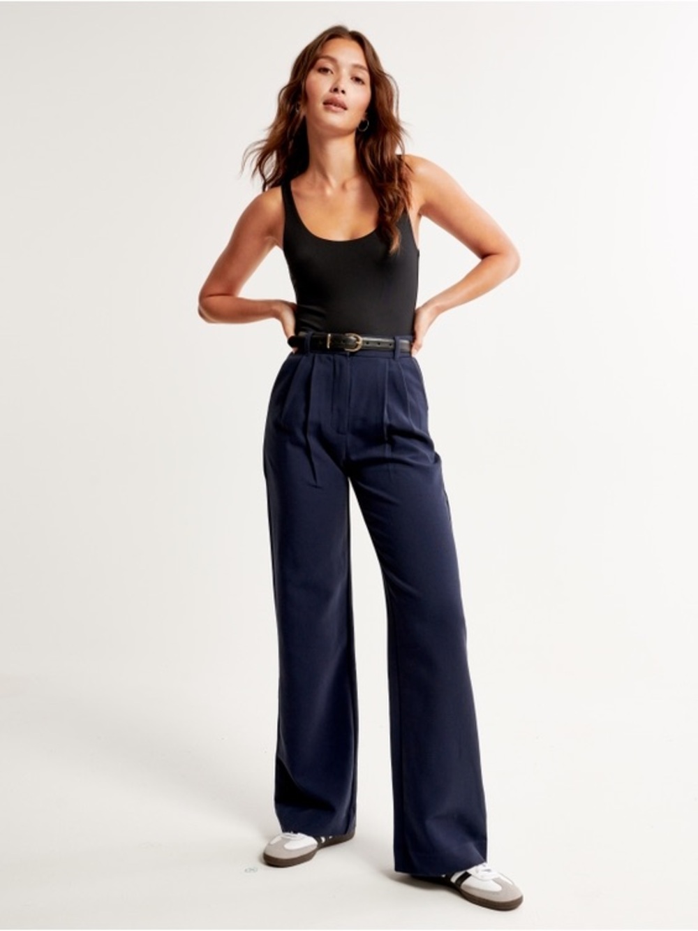 Abercrombie & Fitch A&F Sloane Tailored Wide Leg Pant Size 31 / 12 Short NWT
